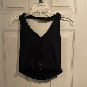 Black Halter Top